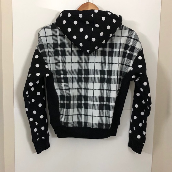 CHAMPION small black and white hoodie sweater - Picture 6 of 16